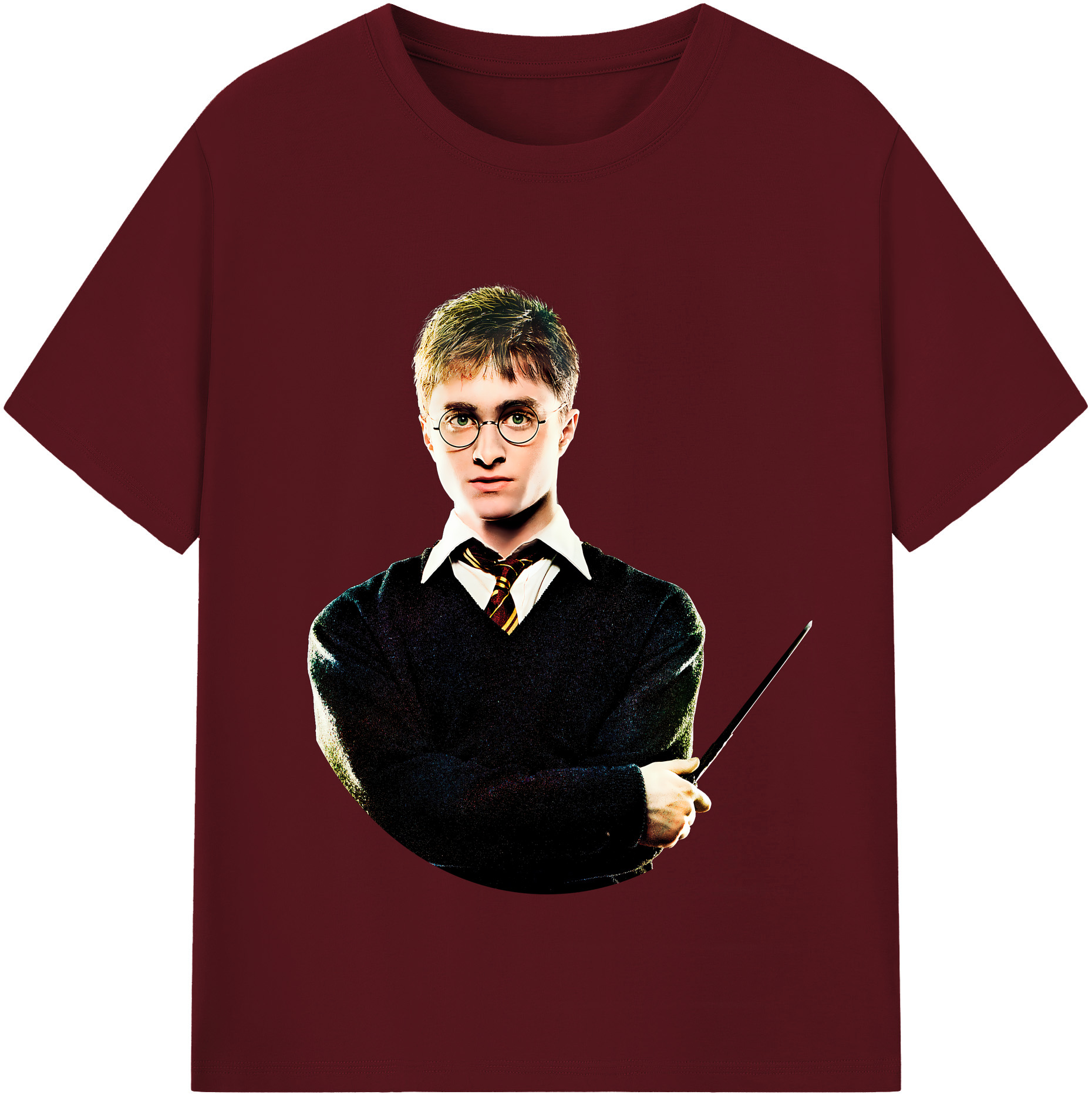 （画像用） Harry Potter ハリー・ポッターシリーズ 綿100％半袖Tシャツ（フロントプリント）